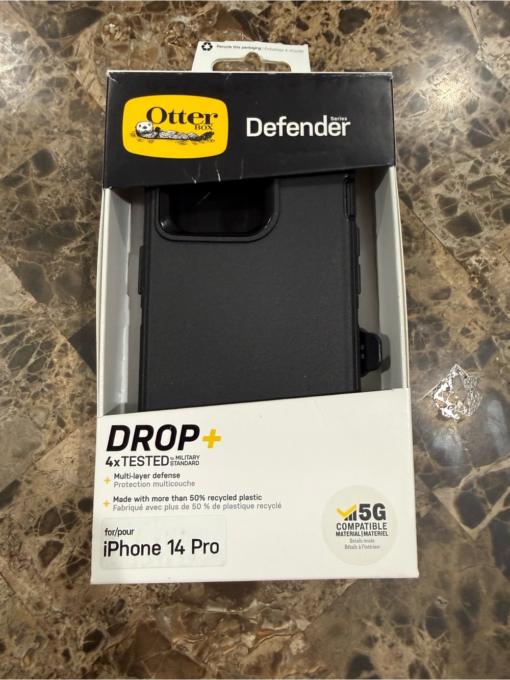 New OtterBox Defender Series Case for iPhone 14 Pro - Black